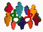 Différents symboles de personnes handicapées